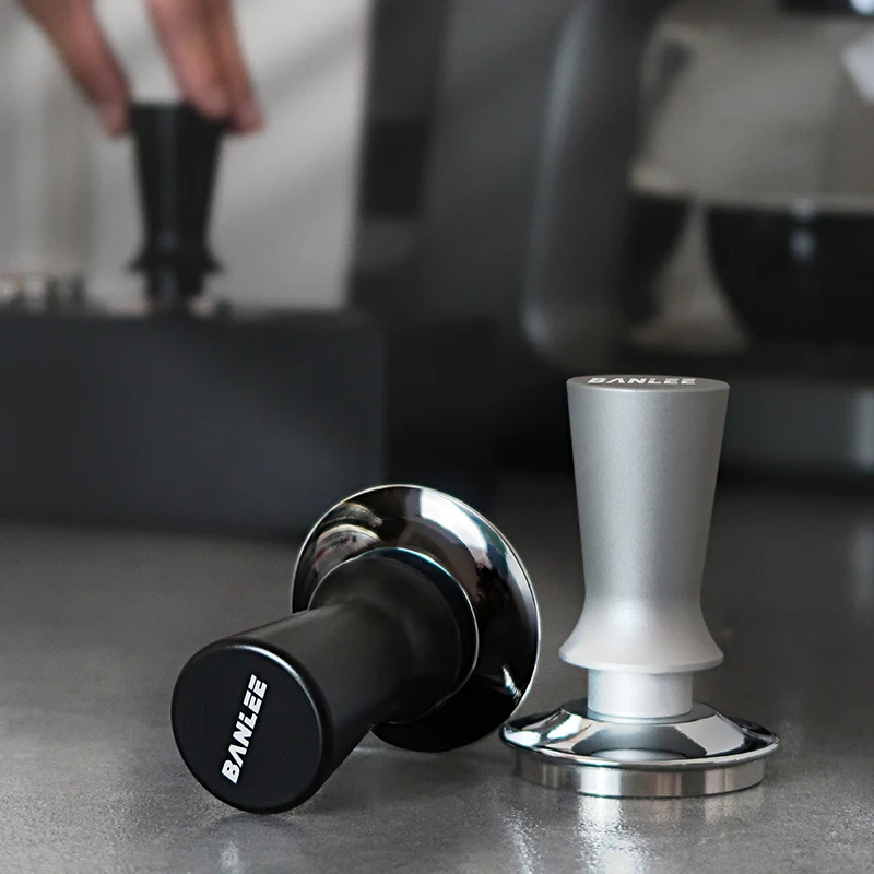 

New design Barista tools coffee tamper mat wood holder 51mm 53mm 58mm coffee distributor portafilter stainless steel