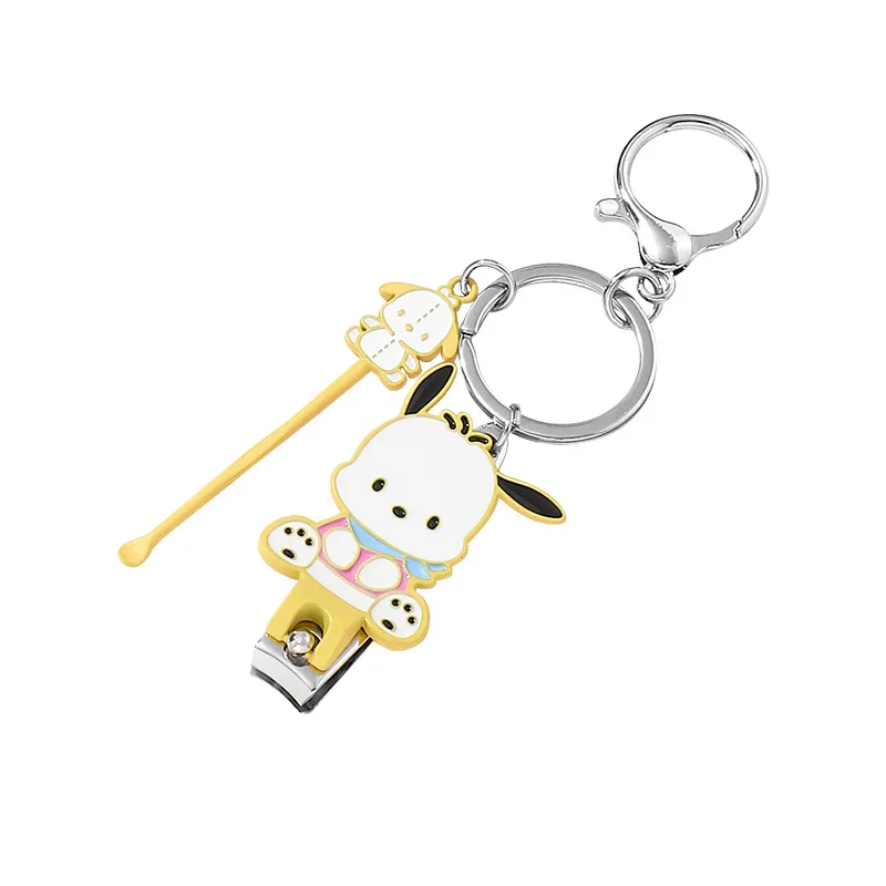 Hello Kitty Nail Knife Kawaii Creative Clipper Ear Pick Set Trimmer Tool Portable Cartoon Exquisite Accessories Gifts