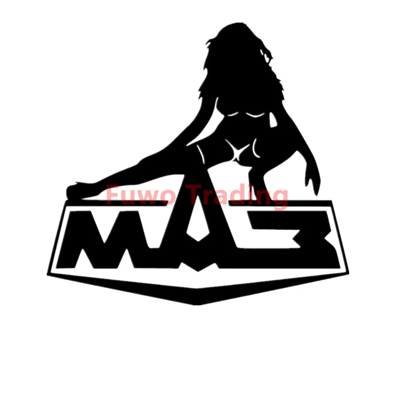 

Fuwo Trading MAZ Girl Car Sticker Car Decal Waterproof Sticker Car Truck Bumper Rear Window Vinyl PVC SUV Sedan Accessories