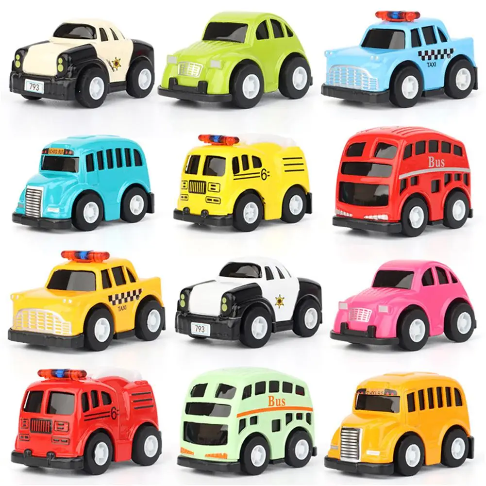 

12 шт., детский автомобиль из сплава, 1:87