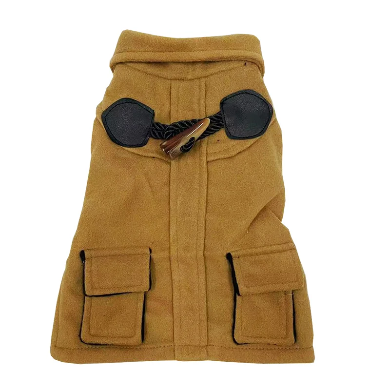 

Жилет для домашних питомцев, куртка на осень и зиму, теплый шерстяной жилет для маленьких и средних собак, одежда для чихуахуа, французского бульдога, Мопса