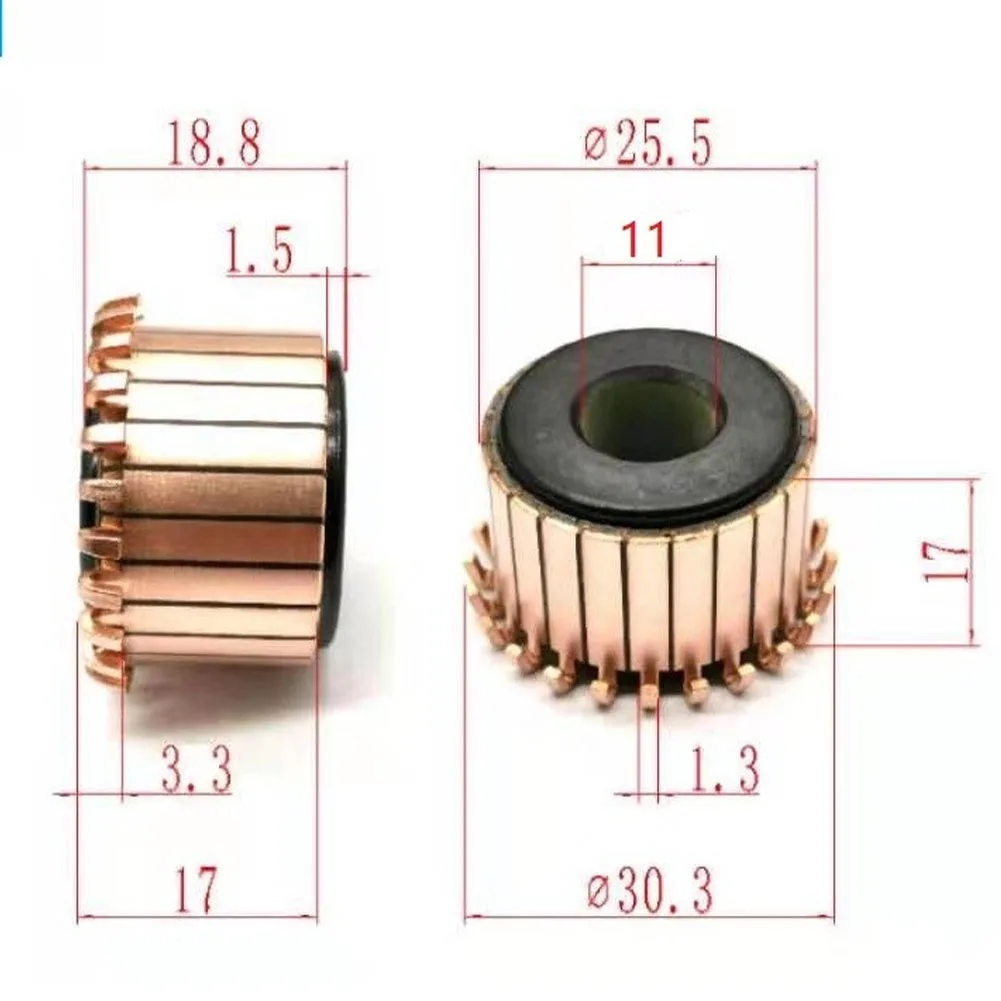 25 5 х 11 17 (18 8) мм 24P медный крючок коммутатор электродвигателя замена DHY-3153-24-11