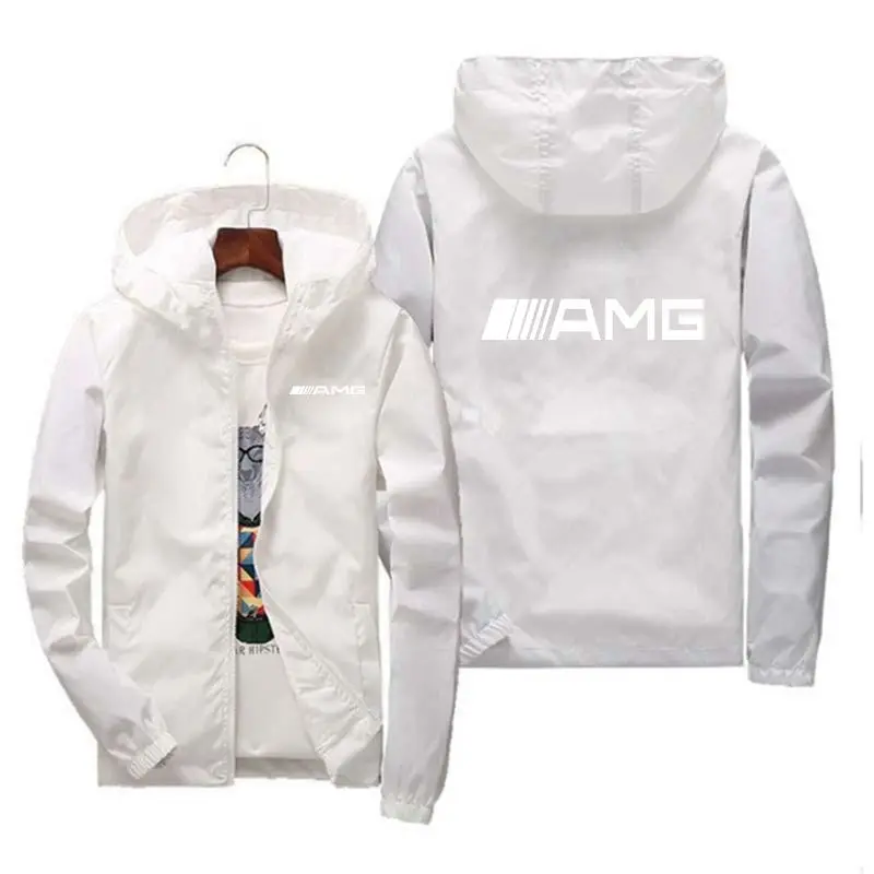 

Men's Jacket Harajuku Street Style Jacket 2022 Men's Sun Protection Ultra Thin Oversized Trench Coat Sportswear Zipper Jack