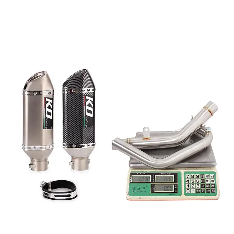 

Exhaust Front Link Pipe For LIFAN KPT200 2019-22 KPM200 21-2022 Motorcycle Muffler Header Pipe Stainless Steel Slip On DB Killer