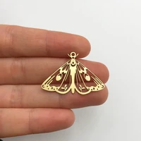 261224pcs brass butterfly charm celestial butterfly pendant moth charm mystical charms for jewelry makingjewelry supplies
