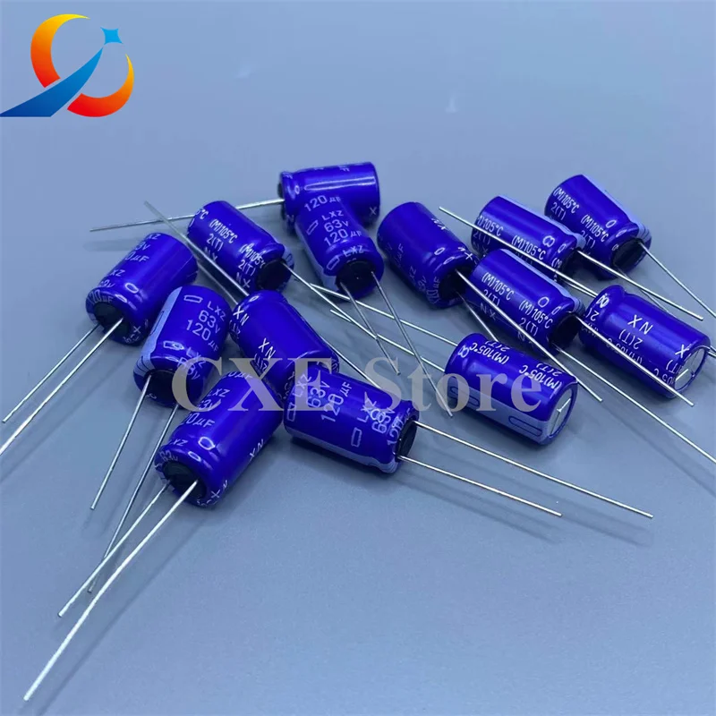 10 шт. LXZ В 25 35 63 100 мкФ 120 330 470 680 1000 1800 высокочастотные электролитические
