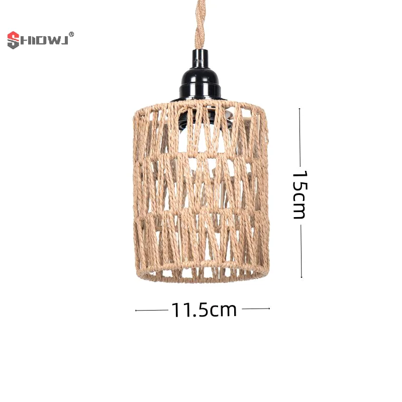 1 шт. плетеный потолочный светильник в богемном стиле