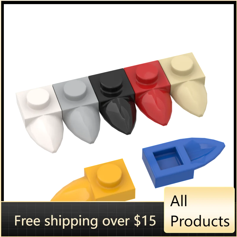 

10PCS High-Tech Assemble Particle 9668 1x1 Sharp Corner Board Building Blocks Kit Part Idea DIY Toys For Children Birthday Gifts