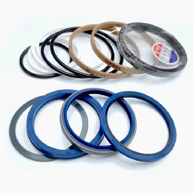 Комплект уплотнений для ремонта гидравлического цилиндра экскаватора Komatsu Pc56-7