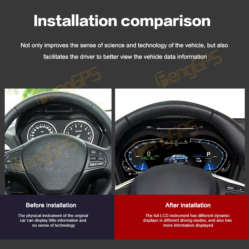 Автомобильный ЖК-цифровой кластерный прибор для BMW X2 F39 2018 чтобы датить