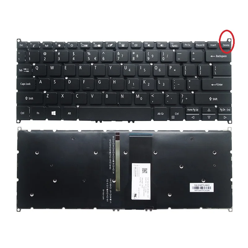 

NEW US Keyboard For ACER Spin 5 SF114-32 SP513 -51 SP513-52 SP513 -53 SP513 52N SP513-53N Laptop English Keyboard Backlit