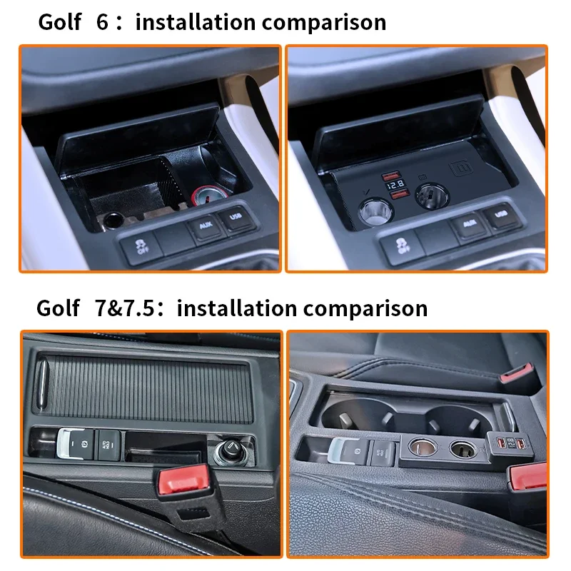 Автомобильное зарядное устройство LOYEUANR для Volkswagen Golf 5 6 Eos MK5 7/7 Jetta Scirocco
