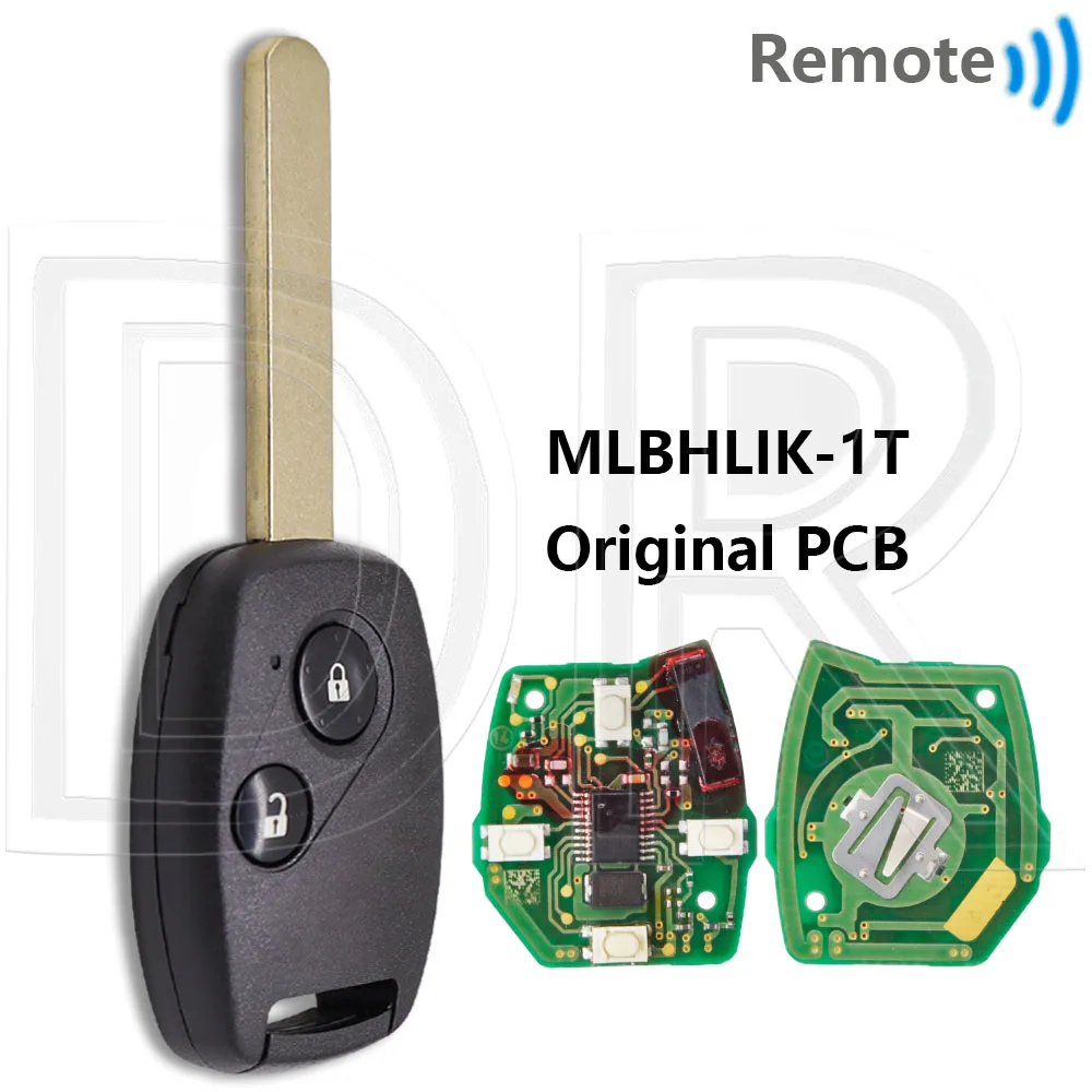 Отличный HLIK-1T ID46 PCF7961 313,8 МГц автомобильный дистанционный смарт-ключ для Honda Accord CR-V HR-V Pilot Odyssey Element Fit City Jazz Fleed