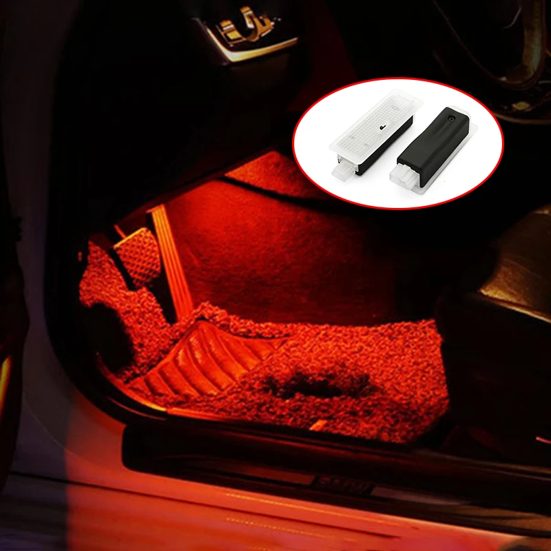 

2pcs Car Interior LED Footwell Ambient Light Atmosphere lamp For BMW F10 F11 F20 F22 F25 F26 F30 F32 F34 F48 1 3 5 X3 X4 series