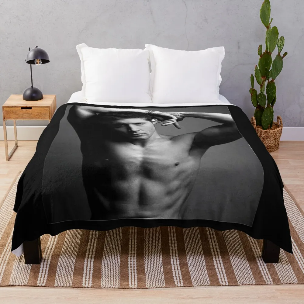 

Jensen Ackles Torse-nu Poster Throw Blanket Blanket For Decorative Sofa