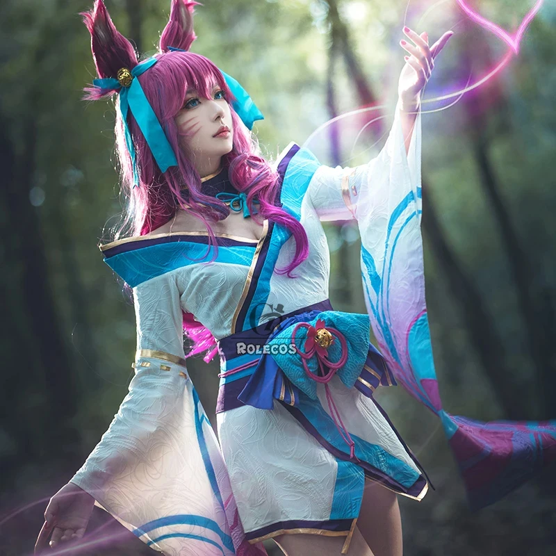 Фото Костюмы для косплея Spirit Blossom Ahri: Сексуальные платья для женщин №3