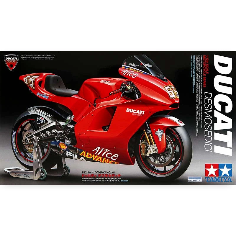 

Model Assembly Kit 1/12 Ducati Desmosedici Moto Racing 14101