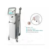 2022 hot dual heads ice titanium 1600w laser platinum hair removal diode 755 808 1064 diode laser 3 waves