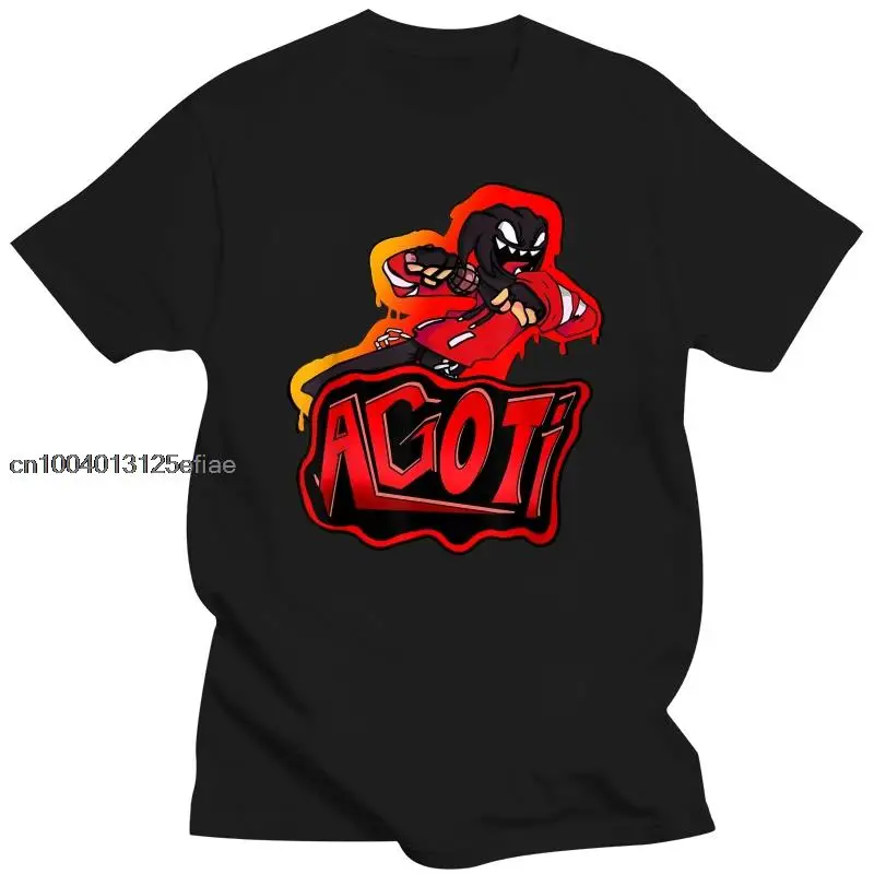 

Agoti Fnf Mod Character Graffiti Friday Night Funkin T-Shirt Men Anime Leisure Pure Cotton Tees Sleeve T Shirt Unique Clothing