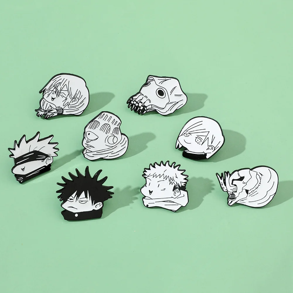 8 шт./набор эмалированные булавки для одежды