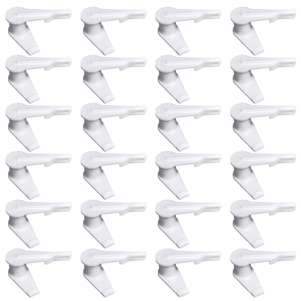 

100 Pcs Ceiling Light Card Feet Lamp Cover Lampshade Clamps Accessories Light Fixing Clips Pp Rotatable Lampshade Fixing Clips