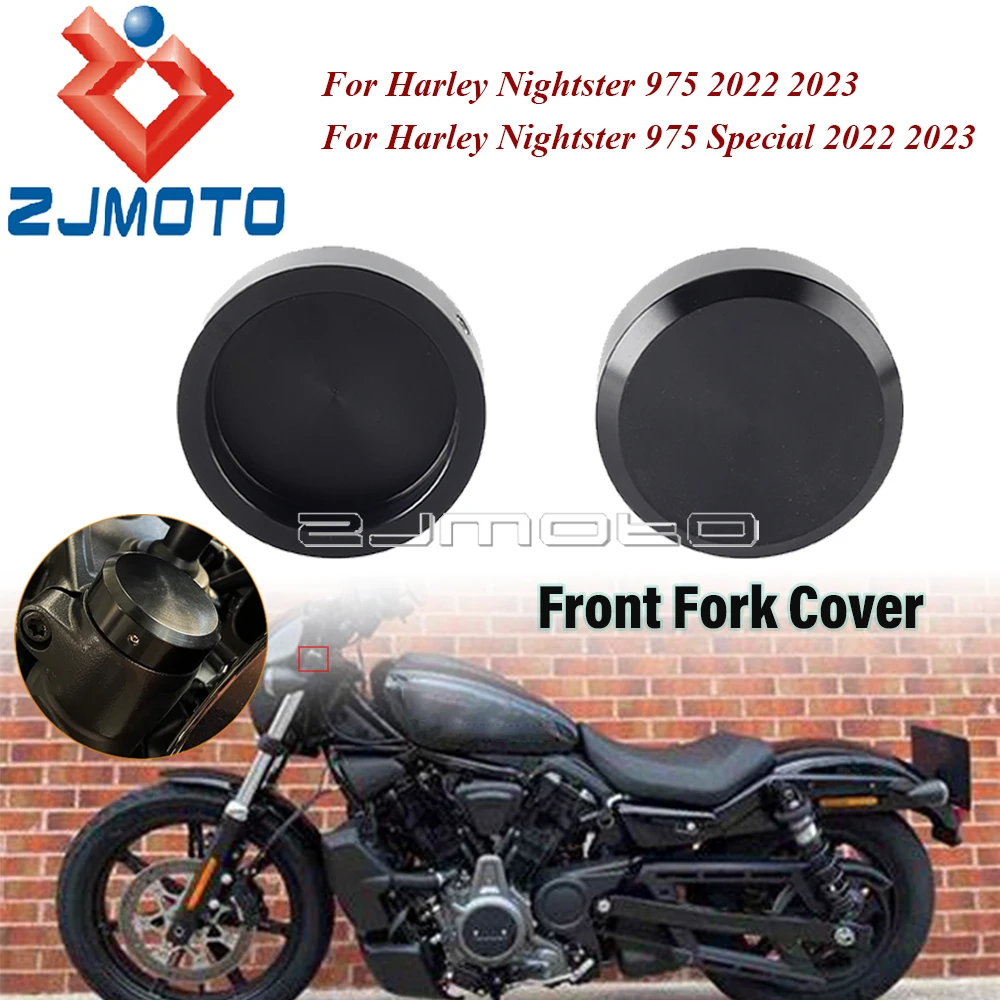 

Крышка верхней передней оси вилки мотоцикла для Harley Nightster 975 специальные 2022 + аксессуары алюминиевая декоративная крышка болта