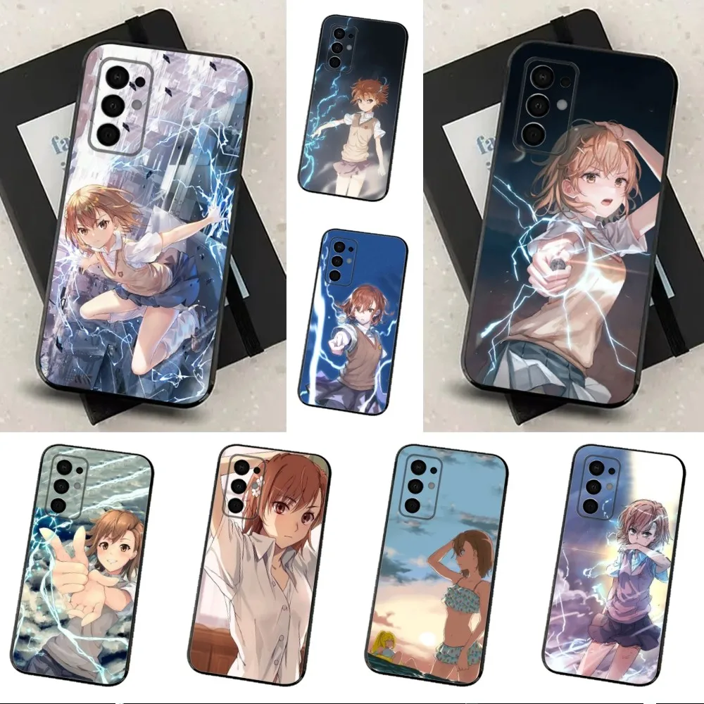 Чехол для телефона M-Misaka M-Mikoto Samsung Galaxy A91 A80 A73 A72 A71 A53A52 32 A31A22 A21s A20 мягкий черный