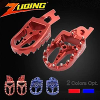 motorcycle cnc foot peg pedal aluminum footrest fit for yamaha yz 125 250 yz85 yz125 yz450f 450f wr250 99 17 pit bike
