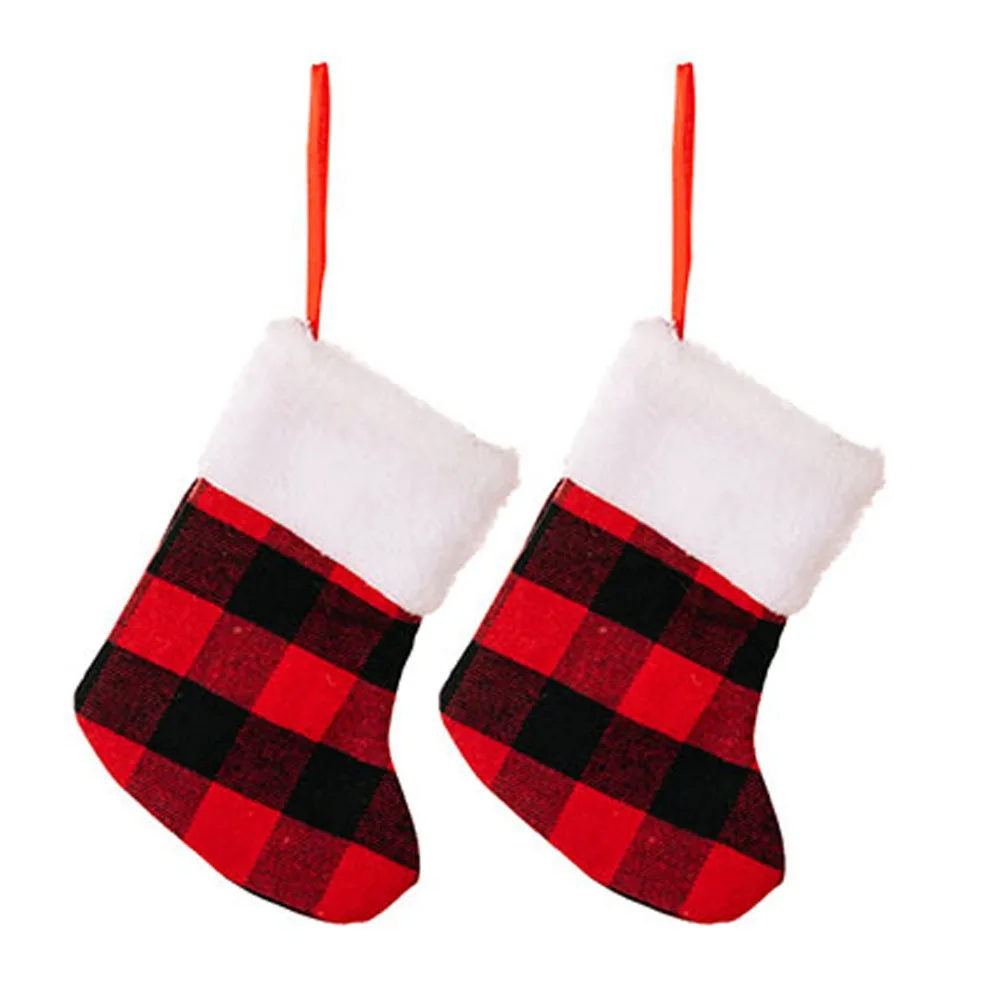 

Xmas Decor Christmas Socks Rattan With A Lanyard Christmas Wreaths For Children For Decorating Christmas Trees