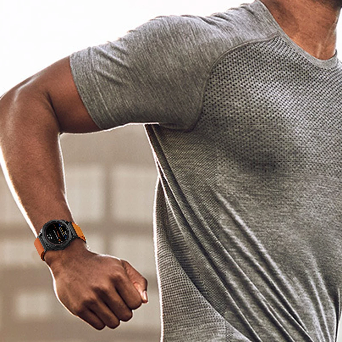 for Garmin fenix7 7X  Nylon Watch strap Quick Release for 6X Pro  Enduro Instinct  Mk15xPlus  22 26mm Arm Strap