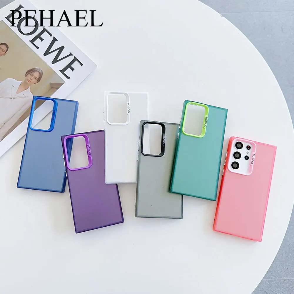 Роскошный Матовый чехол PEHAEL для OPPO RENO A96 8T 7Z 7 A95 A76 A78 A74 6 F21 PRO Чехол телефона K10 F19 8 5 1