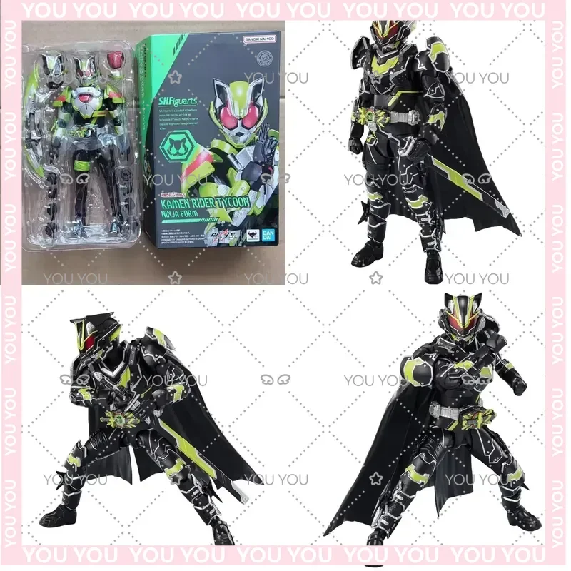 Фото Коллекционная фигурка Bandai SHF KAMEN RIDER TYCOON BUJIN SWORD для аниме-коллекционеров, подвижная модель, игрушка, украшение, подарок №1