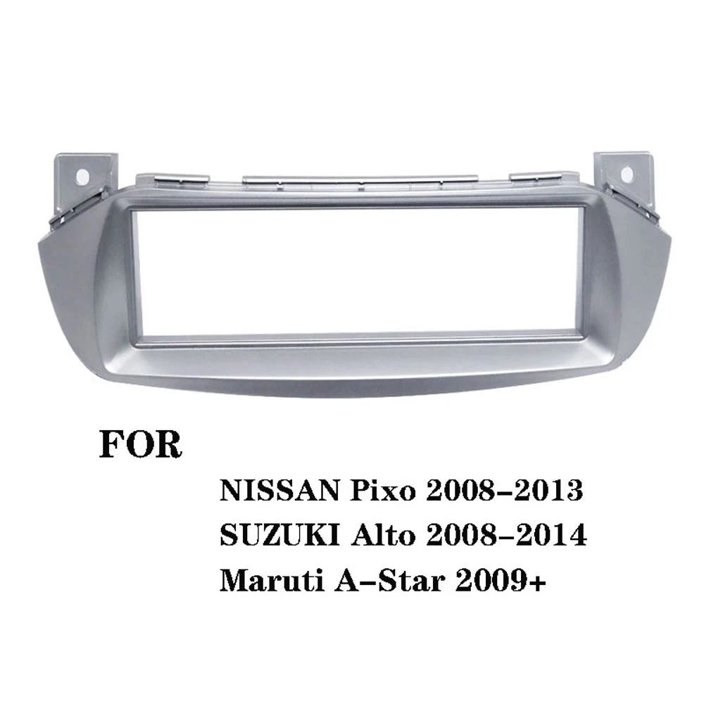 Фото Рамка панели автомобильного радиоприемника CD DVD Dash Audio Cover Trim с адаптером для SUZUKI Alto для NISSAN Pixo для Marati A-Star №2