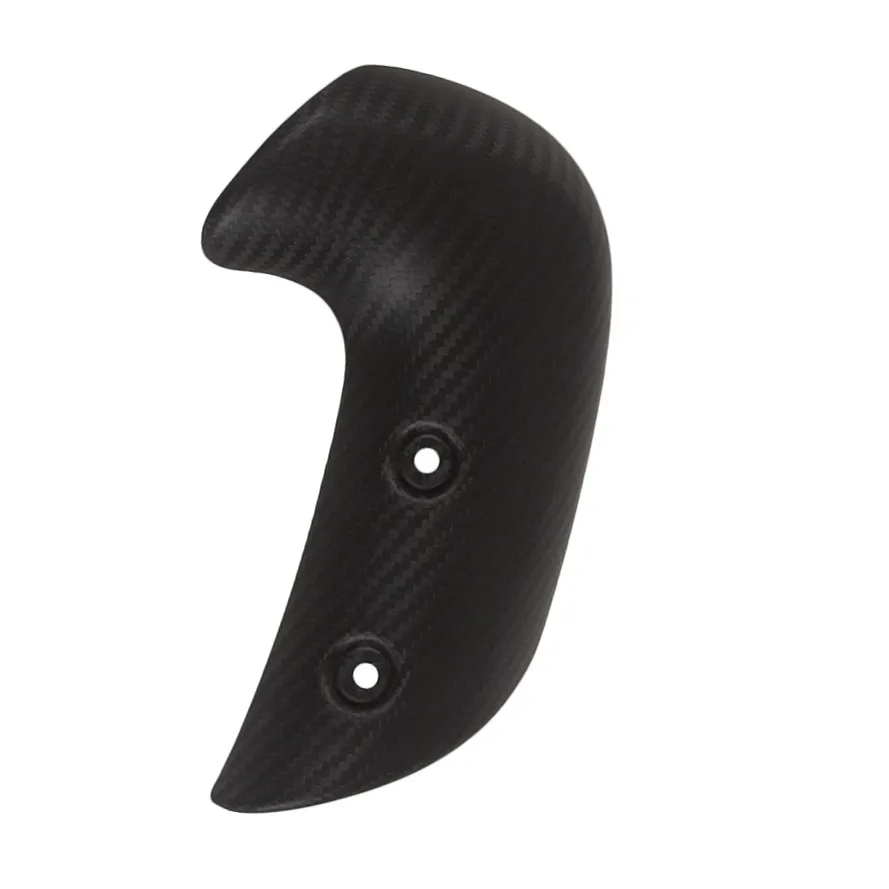 

Для Triumph Rocket III 2020 2021 мотоциклетный выхлопной тепловой экран аксессуары чехол 1 шт. углеродное волокно саржа