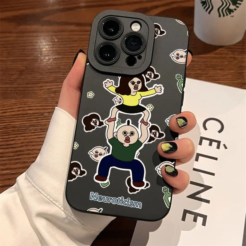 Забавная пара Bang Tang защита зрачка из силикона для Infinix Hot 8 9 10i 10s 11s Play Smart 5 6 Note10 11 Pro