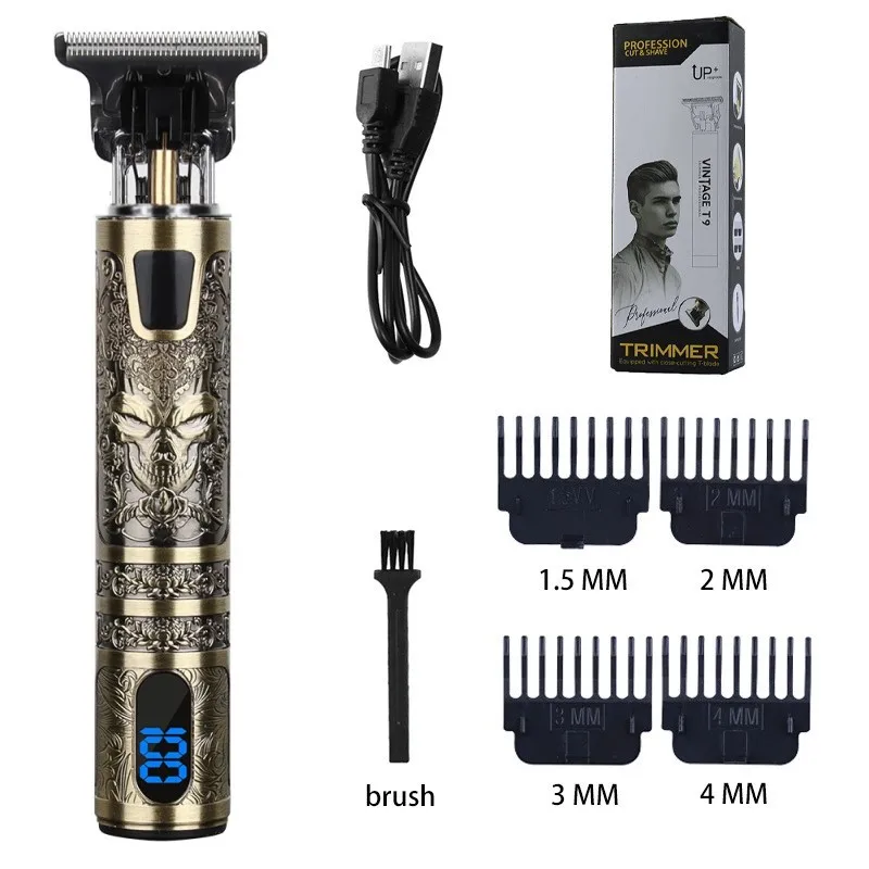 Electric Hair Clipper Wireless Digital Trimmer For Men Rechargeable Professional Shaver Beard Barber Cutting Machine | Бытовая техника
