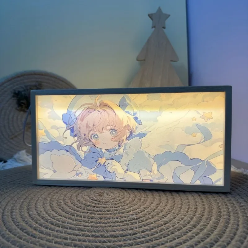 Мультфильм аниме карандаш Шин Чан KINOMOTO SAKURA освещение рисунок спальня изголовье