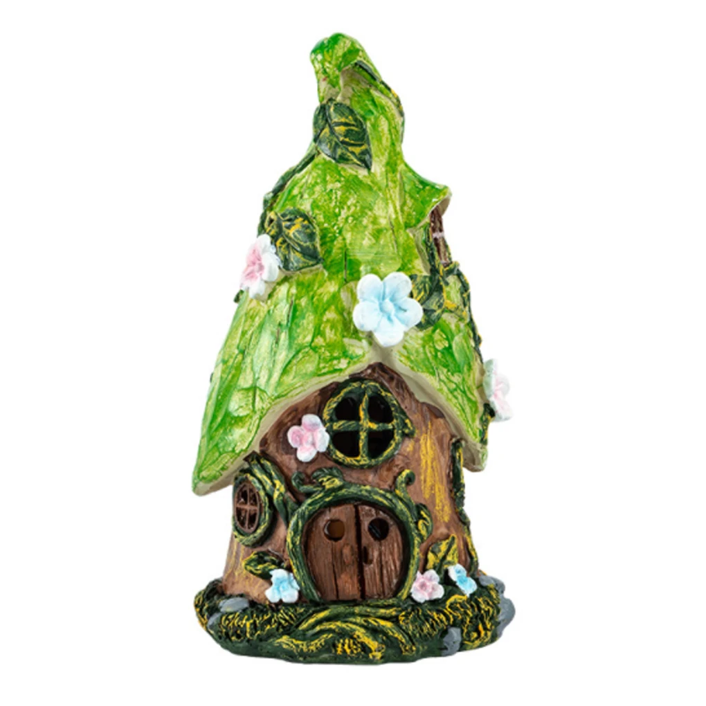 

Garden Decor Miniature Statues Tree House Sculptures Lawn Ornaments