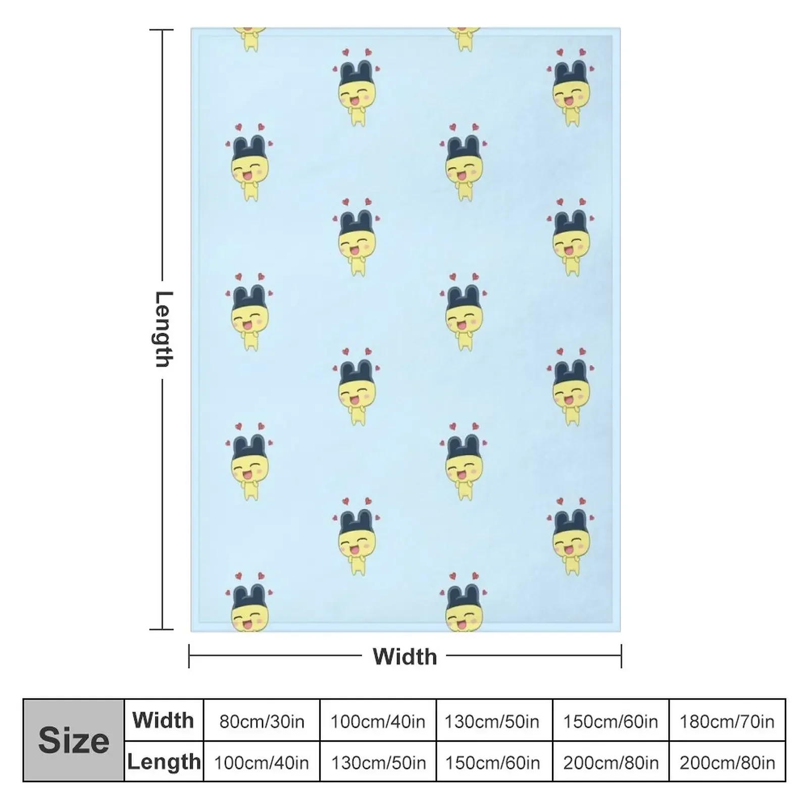 Декоративное одеяло Mametchi tamagotchi для диванов роскошные пледы