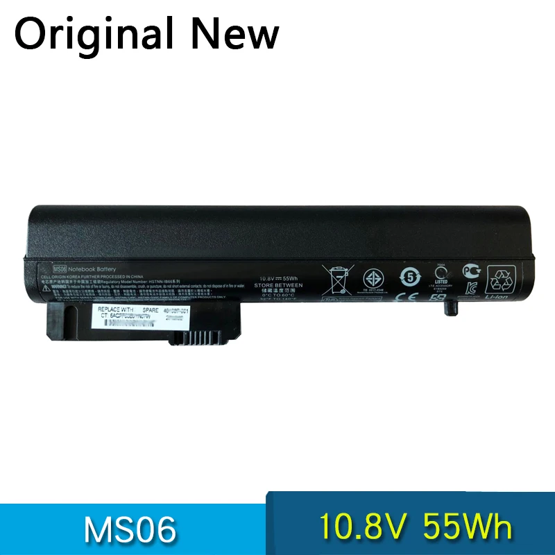 

Новый оригинальный аккумулятор MS06 MS06XL для HP EliteBook 2510P 2530P 2540P NC2400 NC2410 HSTNN-DB0V/DB65/IB66 10,8 V 55Wh