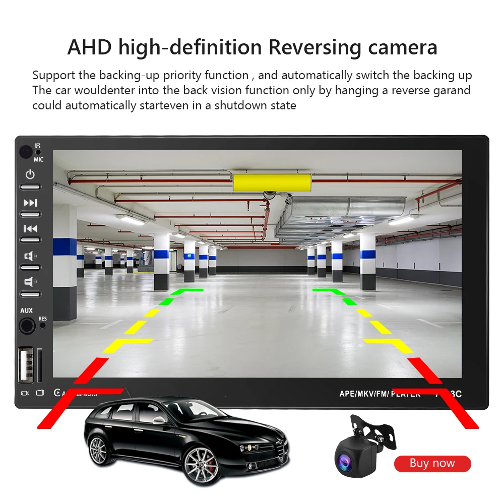 Автомобильный радиоприемник Camecho Carplay стереоприемник Mp5 mp5-плеер 7-дюймовый