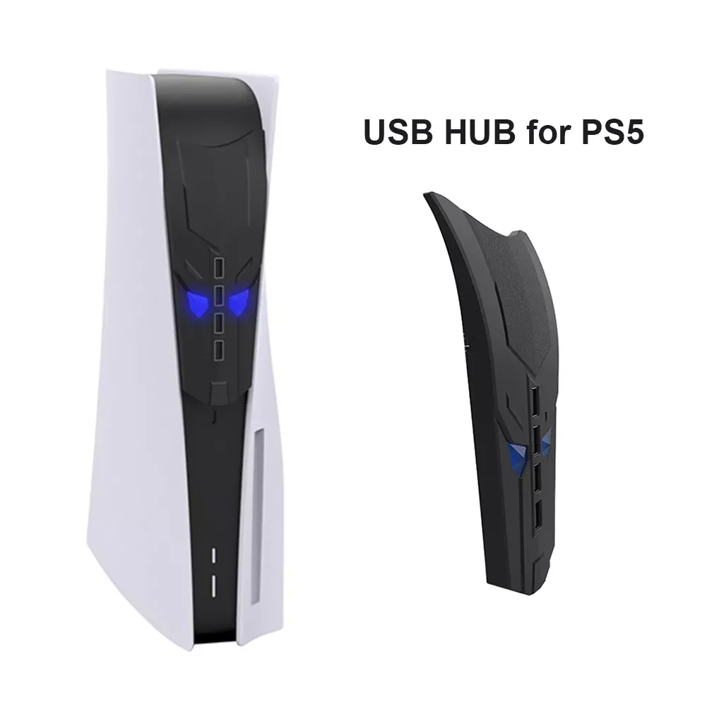 Разветвитель-разветвитель с 4 портами высокоскоростной USB 2 0 для PS5 PS4 Xbox One S Series X
