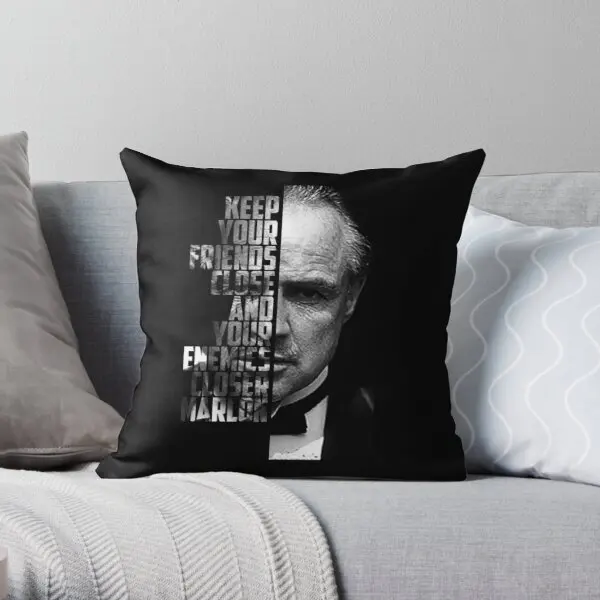 

Marlon Brando The Godfather Printing Throw Pillow Cover Wedding Throw Fashion Bed Square Sofa Waist Pillows not include