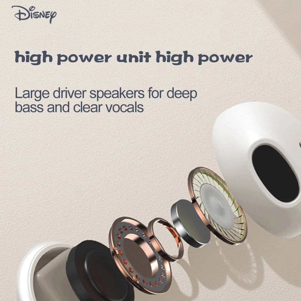 Оригинальные наушники Disney LK01 беспроводные Игровые с Bluetooth сенсорным управлением