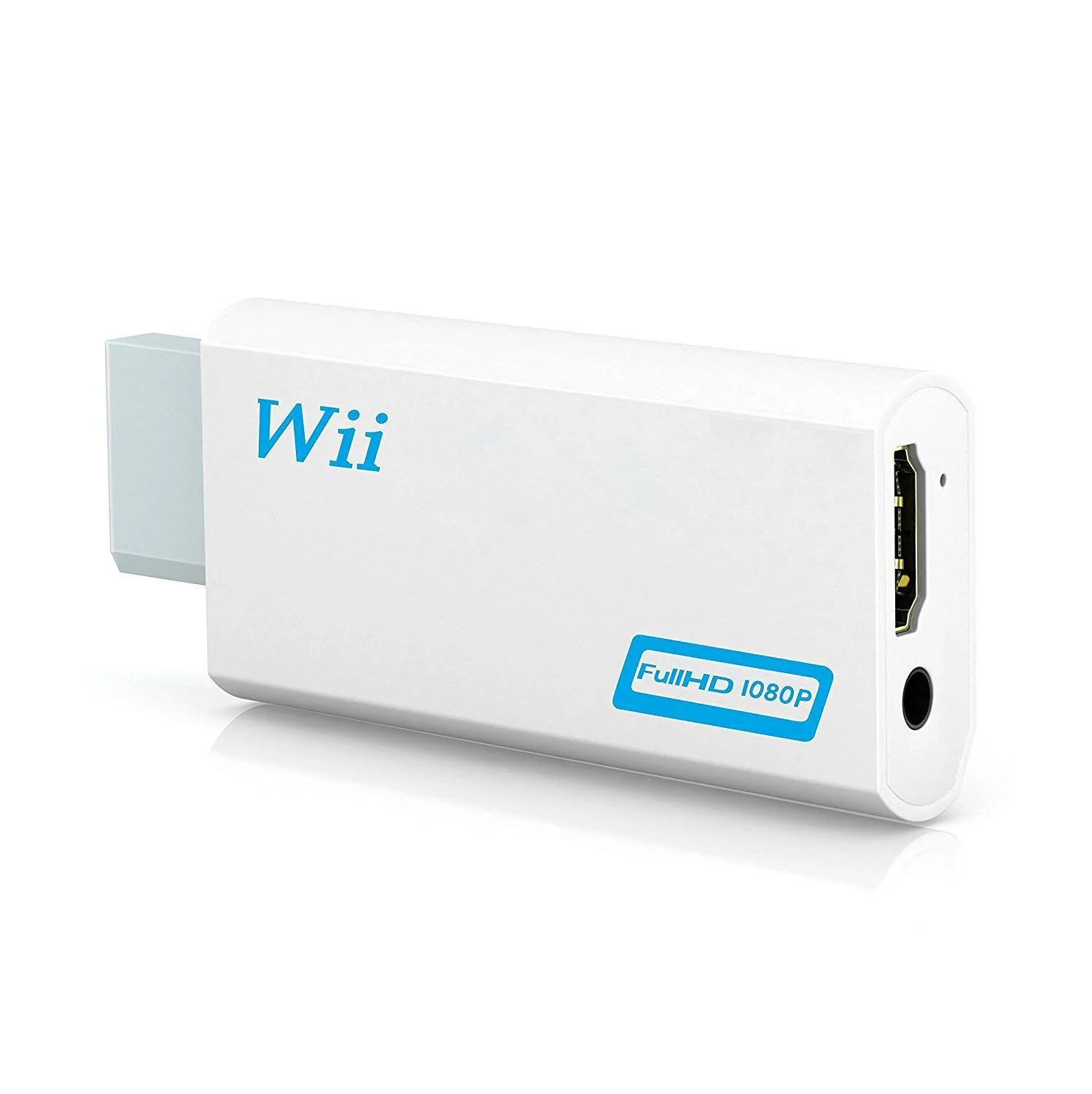 Полный HD 1080P Wii в HDMI-совместимый конвертер адаптер 2HD преобразователь 3 5 мм аудио