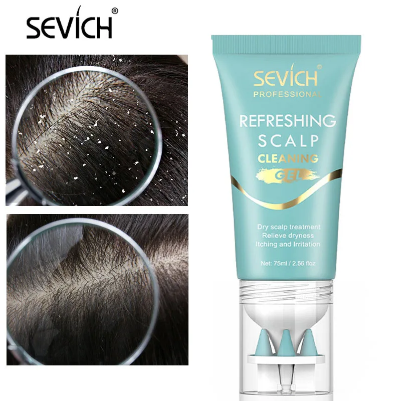 

Refreshing Scalp Cleansing Gel Anti-Dandruff Exfoliating Nourishing Soothing Massage Moisturizing Treatments Hair Care 75ml