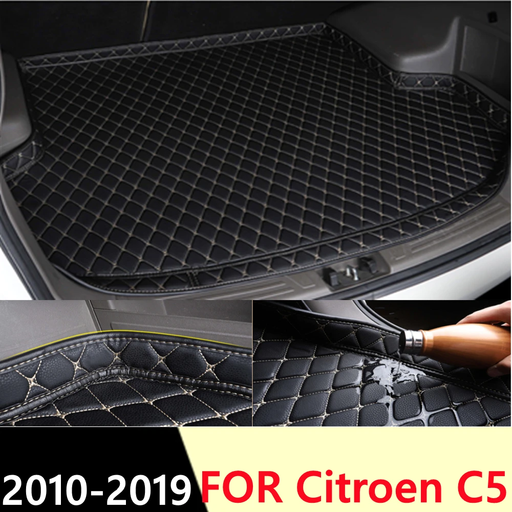 

Автомобильный коврик для багажника Citroen C5 2010-2019, для любой погоды, XPE, высокий задний ковер для груза, подкладка для багажника, автозапчасти, к...