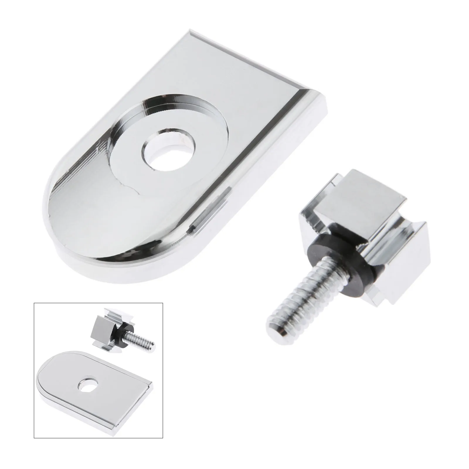 

Sliver Motorcycle 6mm Bolt Rear Fender Seat Screws Tab Cover Fit for 1996-2017 Davidson Motorcycle Accessories Aluminum