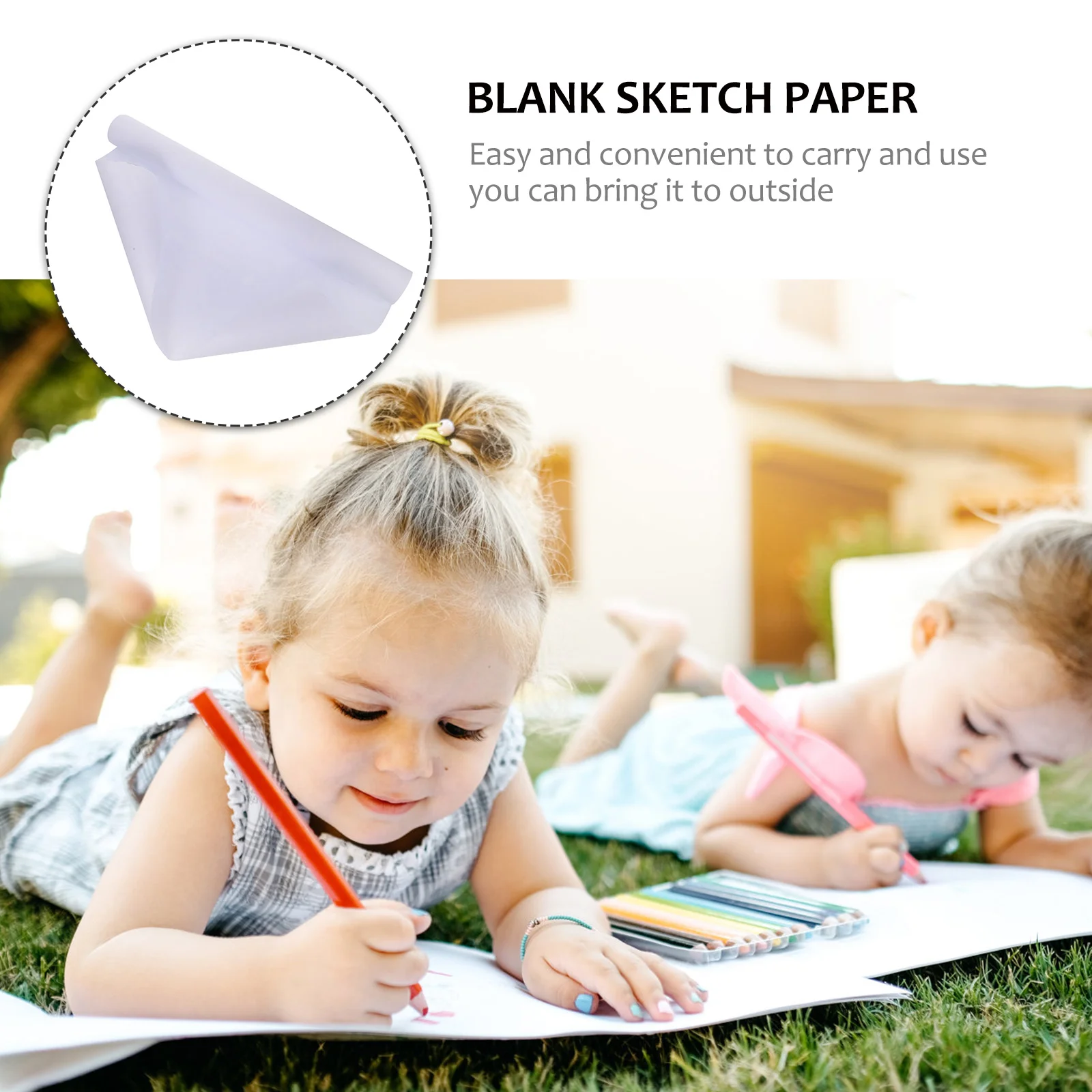 

2 Rolls Drawing Paper Wrapping Toddler Crafts White Graffiti Bulletin Board Table Top Easel