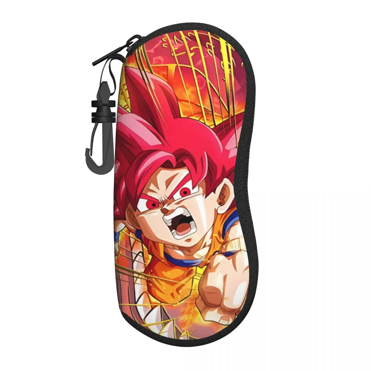 Фото Мягкий чехол для очков Custom DBZ G-Gokues Manga из неопрена с молнией, защитный футляр для очков, индивидуальный дизайн. №1